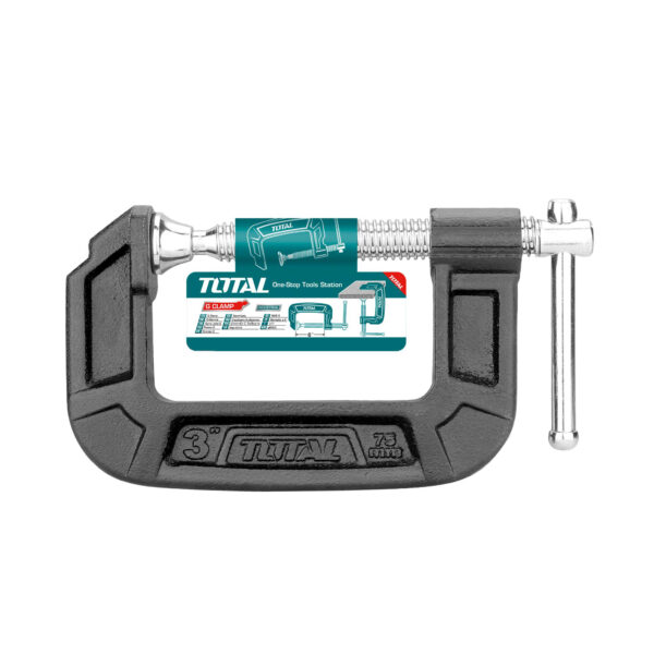 Spona G objemka 75mm / INDUSTRIAL (THT13136) Total Tools