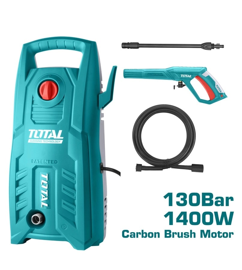 Visokotlačni čistilec 1400W, 130Bar(1900psi) (TGT11316) Total Tools