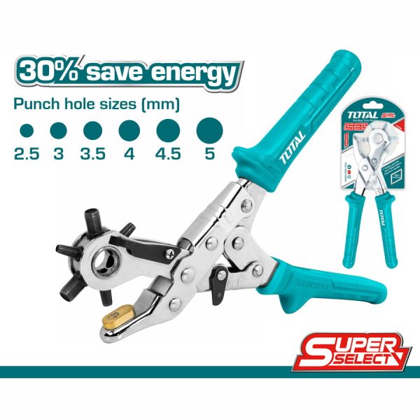 Luknjač za usnje (THT33526) Total Tools