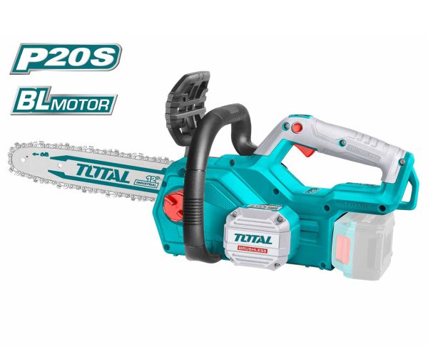 Akumulatorska verižna žaga 300mm/20V/2.0Ah-7.5Ah/P20S/ INDUSTRIAL (Brez baterije) TGSLI20128 Total Tools