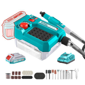 Akumulatorski modelarski brusilnik 20V/33000rpm/P20S (SET Baterija 1x2Ah, Polnilec) (TMGLI20011) Total Tools