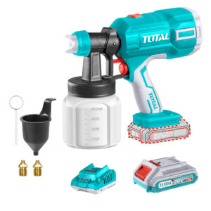 Akumulatorska razpršilna pištola 120Din-s/800ml/min /P20S (SET Baterija 1x2Ah, Polnilec) (TSGLI20406) Total Tools