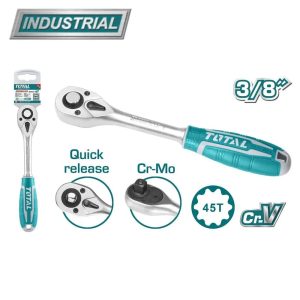 Raglja ravni ročaj 3/8 / INDUSTRIAL (THT106386) Total Tools