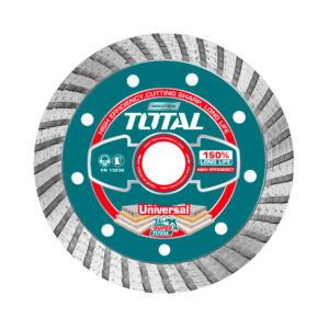 Turbo diamantna rezalna plošča 125(5)X22mm / 12mm /INDUSTRIAL (TAC2131251) Total Tools