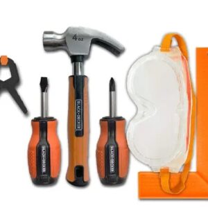 6-delni set otroškega orodja BLACK+DECKER 5+ ST001-06-BD