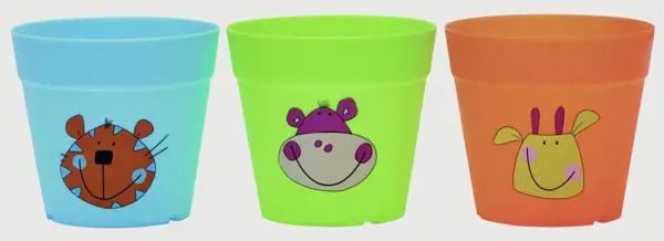 Otroški set 3 plastičnih posod Briers B7126