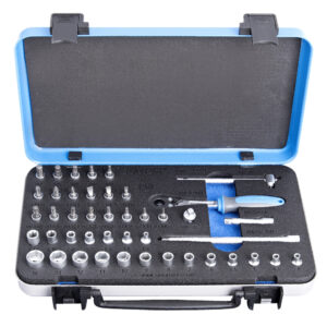 Ključi nasadni 1/4" v kovinski kaseti Art. 188B Unior 615150