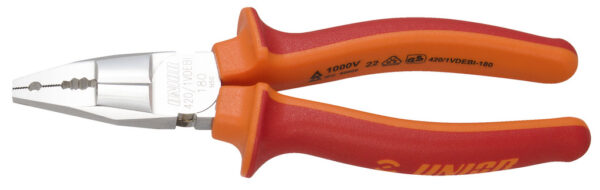 KLEŠČE ELEKTROKOMBINIRKE VDE Art.420/1VDEBI Unior 610425