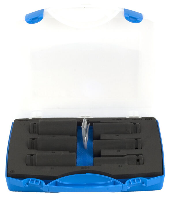 KLJUČI NASADNI 3/4" IMPACT V PVC KASETI Art.232PB1 Unior 621459