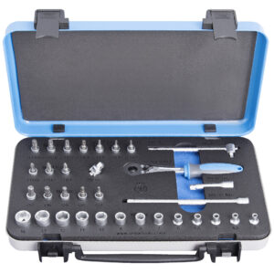 KLJUČI NASADNI 1/4" V KOVINSKI KASETI Art.188C Unior 615151