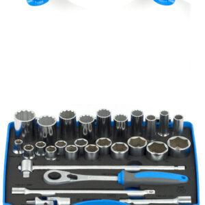 KLJUČI NASADNI 1/2" V PVC KASETI Art.190BI6P28 Unior 612162