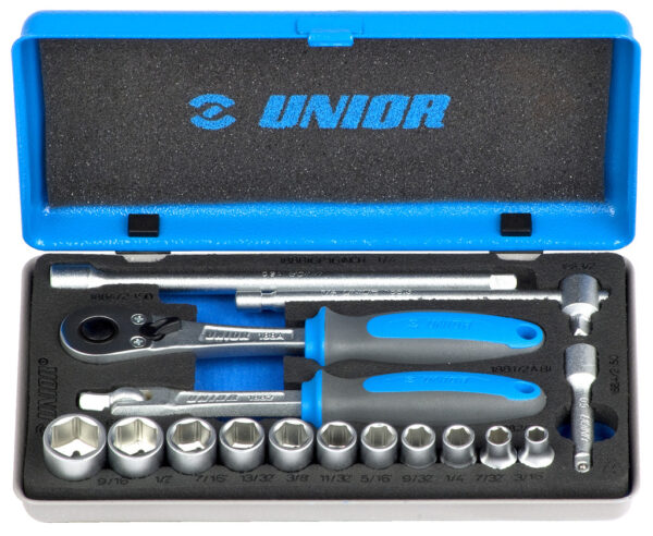 KLJUČI NASADNI 1/4" V KOVINSKI KASETI Art.188BI6P16INCH Unior 619413