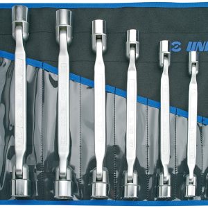 KLJUČI ZGLOBNI NASADNI V GARNITURI Art.202/1CT, v torbici. Unior