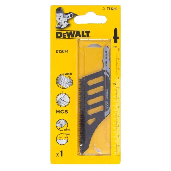 List za vbodno žago 118 mm HCS za les. flush, fini rez Dewalt DT2074