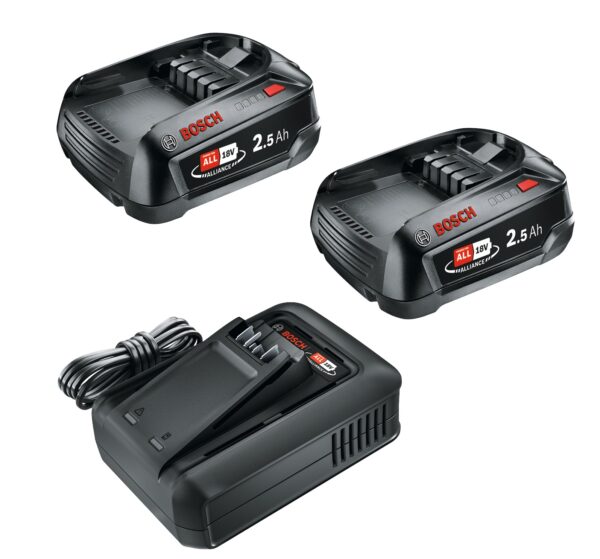 Začetni komplet Bosch 18V, 2x 2,5 Ah + AL 18V-44 1600A031T5