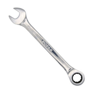 KLJUČ VILIČASTO OBROČNI RAGLJA POPAR 13 mm na obešalu, kromiran, glava polirana.