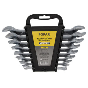 KLJUČI VILIČASTI POPAR Garnitura na obešalu, kromiran 6-22mm/8kos