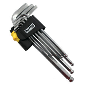 KLJUČI INBUS ZA KOTNO VIJAČENJE Dolgi, v garnituri, POPAR.