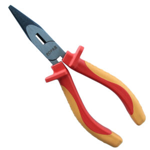 KLEŠČE TELEFONSKE RAVNE VDE Kromirane, na obešalu. POPAR.