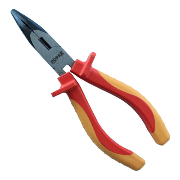 KLEŠČE TELEFONSKE UKRIVLJENE VDE Kromirane, na obešalu. POPAR.