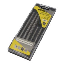 SVEDRI ZA UDARNO VRTANJE SDS-plus 4 rezn PVC embalaža, 5-delna grt., POPAR.
