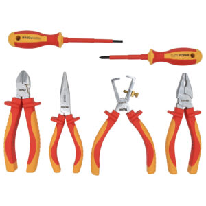 GARNITURA KLEŠČ IN IZVIJAČEV VDE 6 kos, v blistru, POPAR 037845