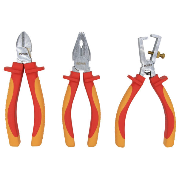 GARNITURA KLEŠČ VDE 3 kos, v blistru, POPAR 037847