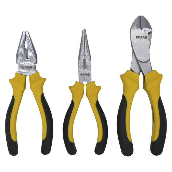 GARNITURA KLEŠČ 3 kos, v blistru, POPAR 037848