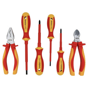 GARNITURA KLEŠČ IN IZVIJAČEV VDE 6 kos, v blistru, POPAR 037849