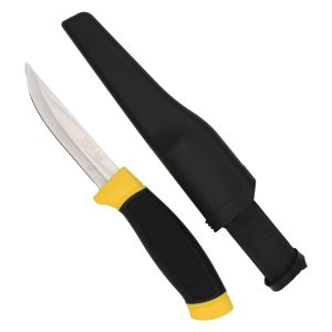 NOŽ VEČNAMENSKI INOX V PVC toku, gumiran ročaj, POPAR. LMM037949