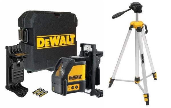 SET križno linijski laser Dewalt DW088K + DE0881T stojalo