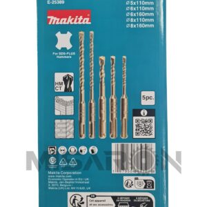 Set SDS-PLUS svedrov (5 kos) Makita E-25389