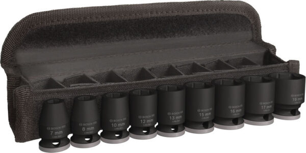 Komplet PRO Impact Socket Set Bosch, 3/8 palca, standardni, 9-delni 2608003036