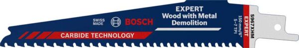 List za sabljasto žago Bosch EXPERT Wood with Metal Demolition S967XHM 2608900396