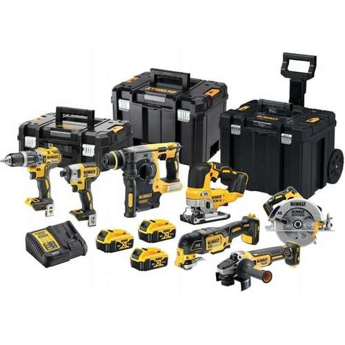 7-delni set akumulatorskega orodja Dewalt DCK755P3T