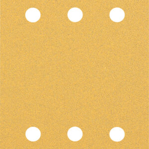 10-delni komplet brusnih papirjev s 6 luknjami Bosch EXPERT C470 za vibracijske brusilnike, 115 x 107 mm, G80 2608900892