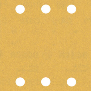10-delni komplet brusnih papirjev s 6 luknjami Bosch EXPERT C470 za vibracijske brusilnike, 115 x 107 mm, G180 2608900894