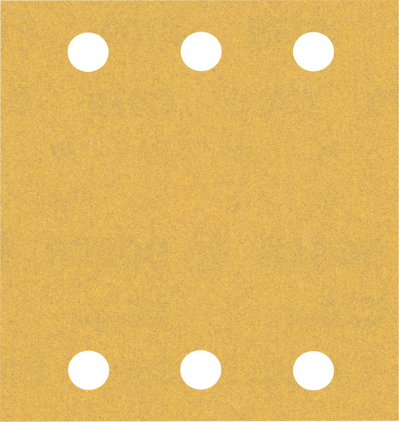 10-delni komplet brusnih papirjev s 6 luknjami Bosch EXPERT C470 za vibracijske brusilnike, 115 x 107 mm, G180 2608900894