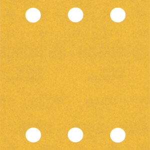 10-delni komplet brusnih papirjev s 6 luknjami Bosch EXPERT C470 za vibracijske brusilnike, 115 x 107 mm, G240 2608900895