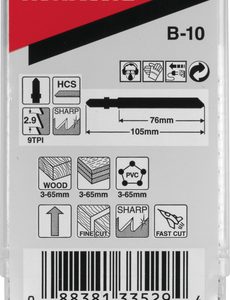 Žagini listi za vbodno žago B-10 HCS Makita B-07674 100 kos