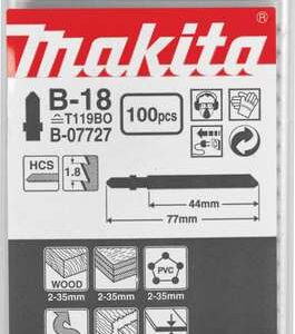 Žagini listi za vbodno žago B-18 HCS Makita B-07727 100 kos