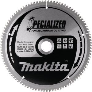 TCT Specialized žagin list za aluminij 260 mm (100 zob) 260x30x100Z Makita B-33336