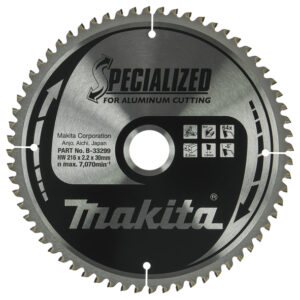 TCT Specialized žagin list za aluminij 216 mm (64 zob) 216x30x64Z Makita B-33299
