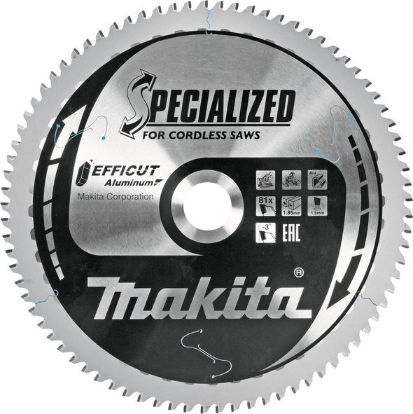 Efficut žagin list za aluminij 305 mm (81 zob) 305x30x81Z Makita E-13247