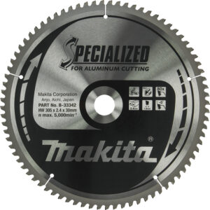 TCT Specialized žagin list za aluminij 305 mm (80 zob) 305x30x80Z Makita B-33342