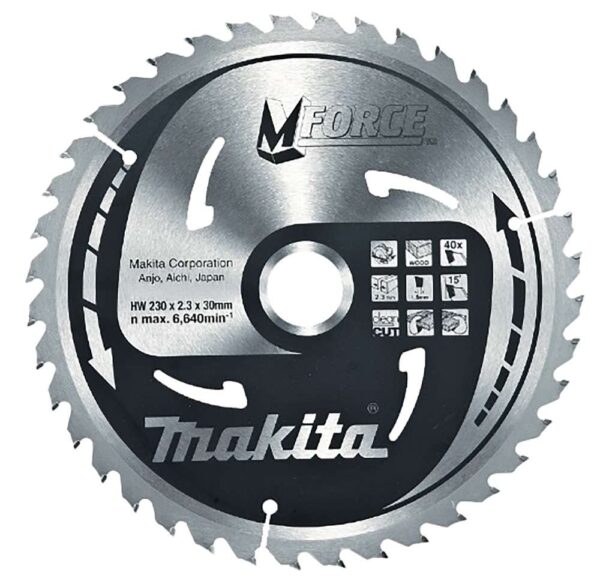 TCT žagin list za les 180 mm (16 zob) 180x20x16 Makita B-07923