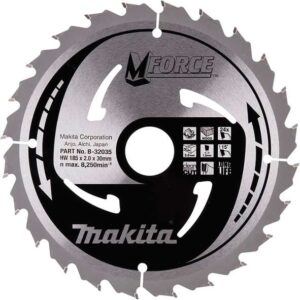 TCT M-force žagin list za les 185 mm (24 zob) 185x30x24 Makita B-32035