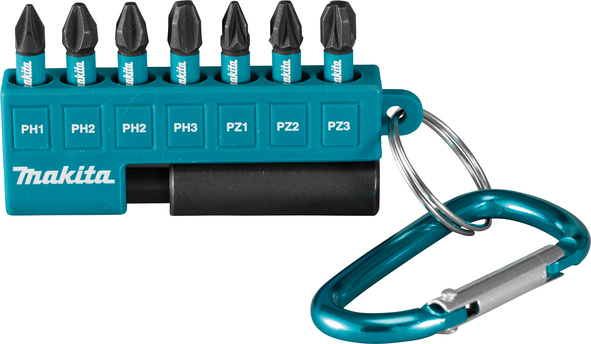 8-delni set vijačnih nastavkov Impact Black Makita E-11994