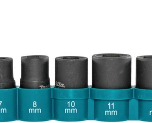 8-delni set natičnih nastavkov z adapterjem Makita E-12289