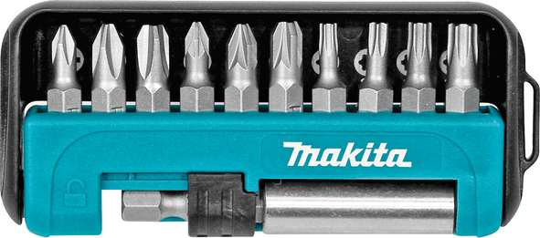 11-delni set vijačnih nastavkov (PH,PZ,T) Makita D-64995